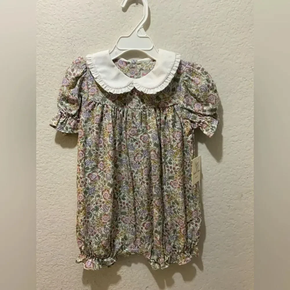 NWT Sophie & Lucas Primrose Floral Bubble size 18 M